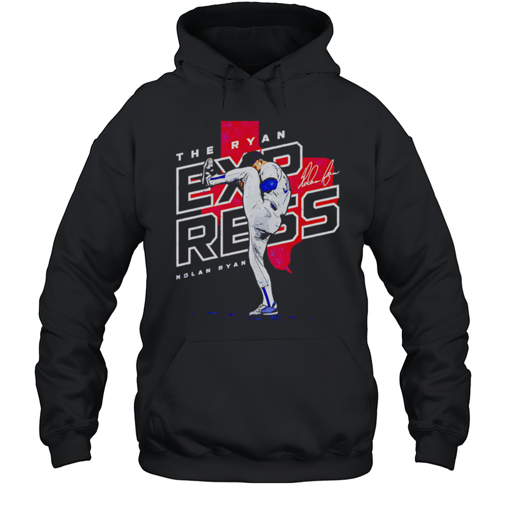 Nolan Ryan Texas Player Map Signature Vintage Shirt Unisex Hoodie