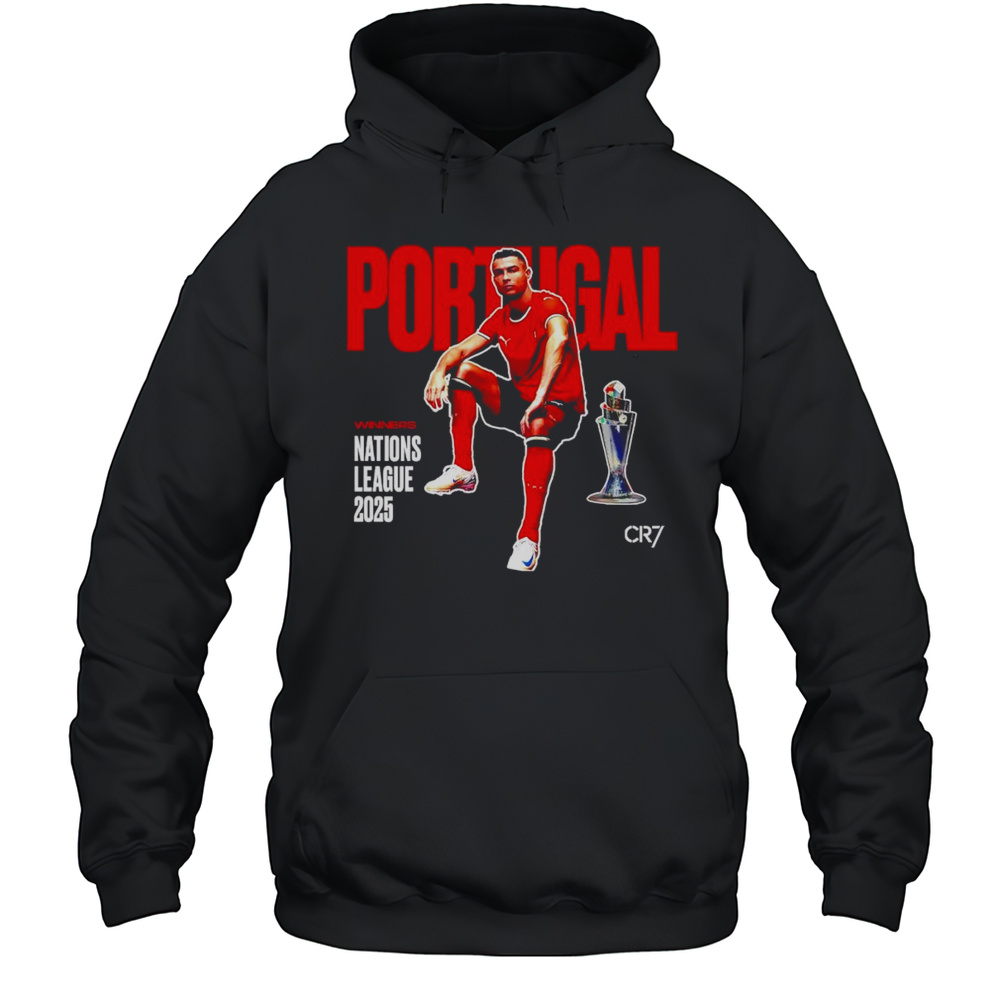 Portugal Winners Nations League 2025 Cristiano Ronaldo Shirt Unisex Hoodie
