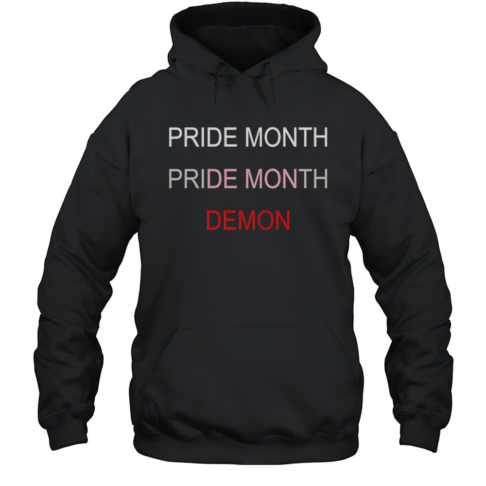 Pride Month Pride Month Demon Shirt Unisex Hoodie