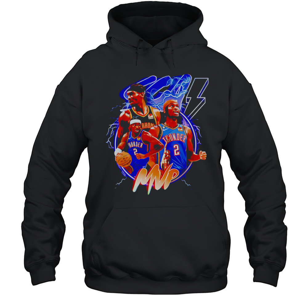 Shai Gilgeous-Alexander MVP Thunder Shirt Unisex Hoodie