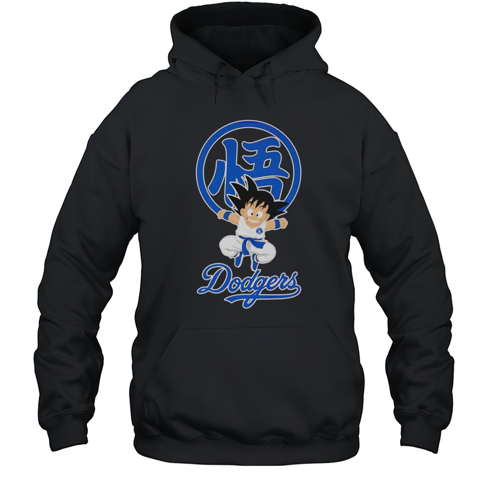 Son Goku Los Angeles Dodgers Japanese Shirt Unisex Hoodie