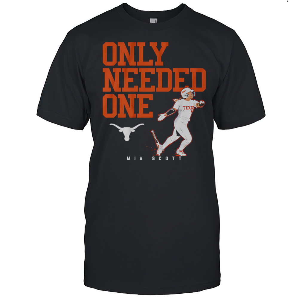 Texas Softball Mia Scott Only Needed One Shirt