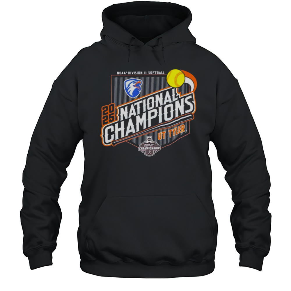 UT Tyler NCAA II Softball National Champions 2025 Shirt Unisex Hoodie