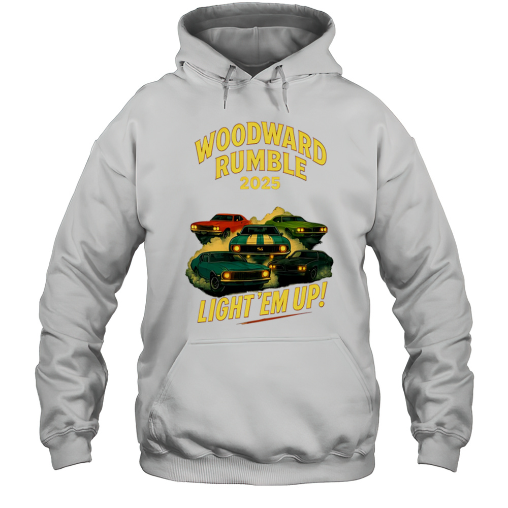 Woodward Rumble 2025 Light Em Up Shirt Unisex Hoodie