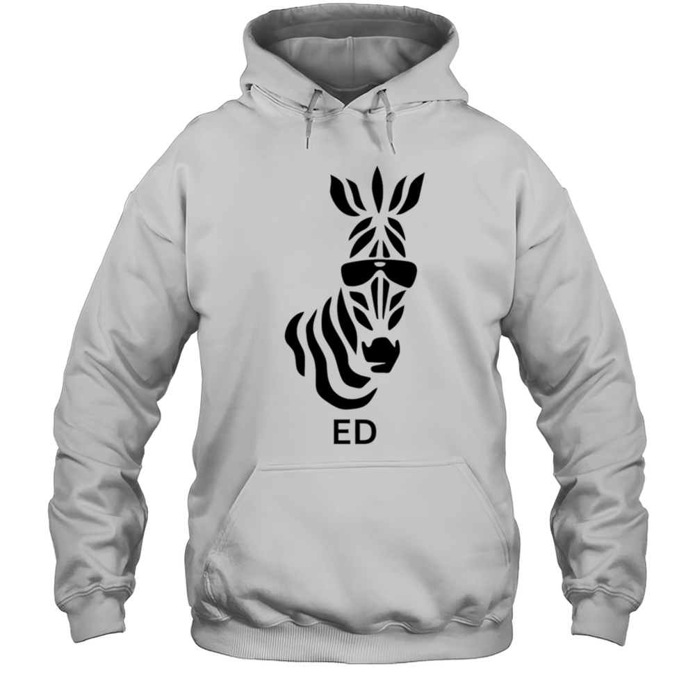 Zebra Ed Fitted Shirt Unisex Hoodie