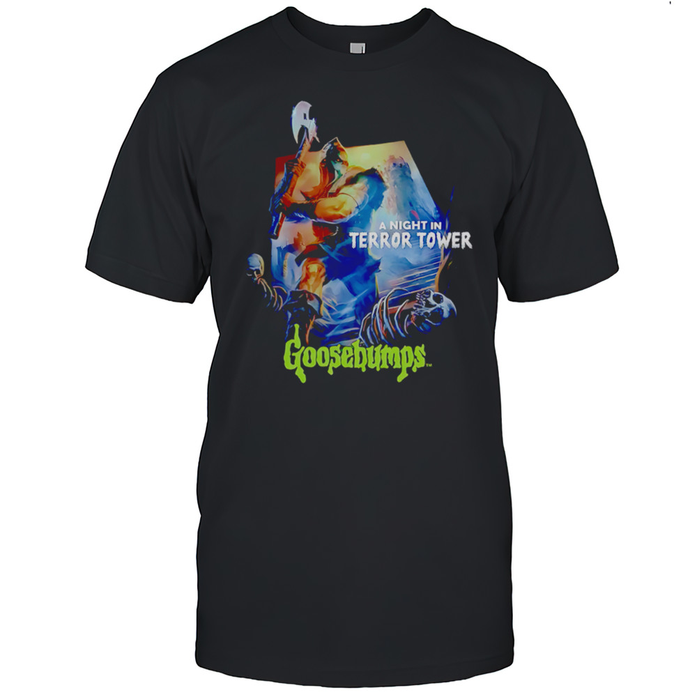 A Night In Terror Tower Goosebumps Retro Shirt