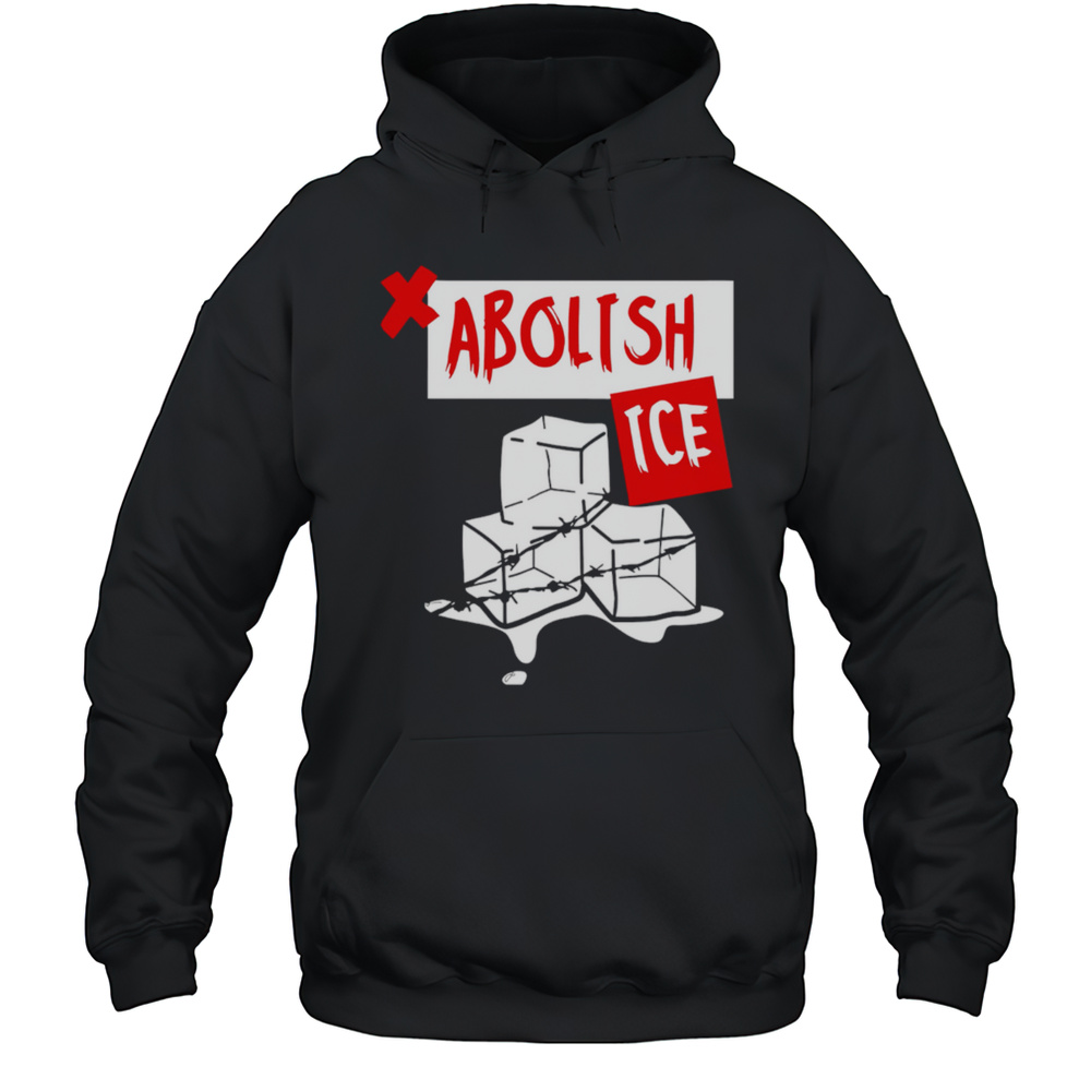 Abolish Ice Political Protest Melting Ice Graphic Shirt Unisex Hoodie