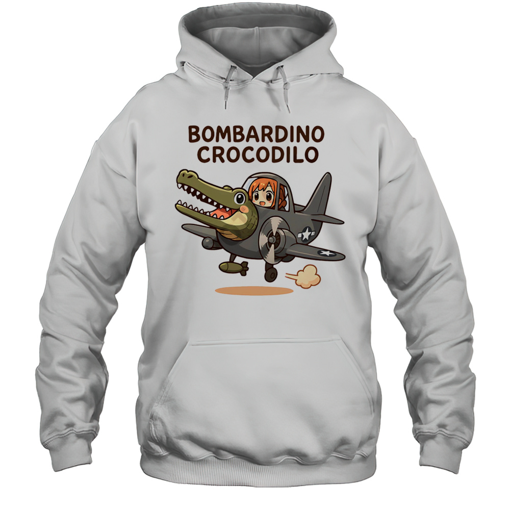 Bombardino Crocodilo Shirt Unisex Hoodie