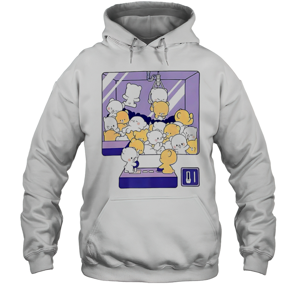 Claw Machine Cute Pink Bears Shirt Unisex Hoodie