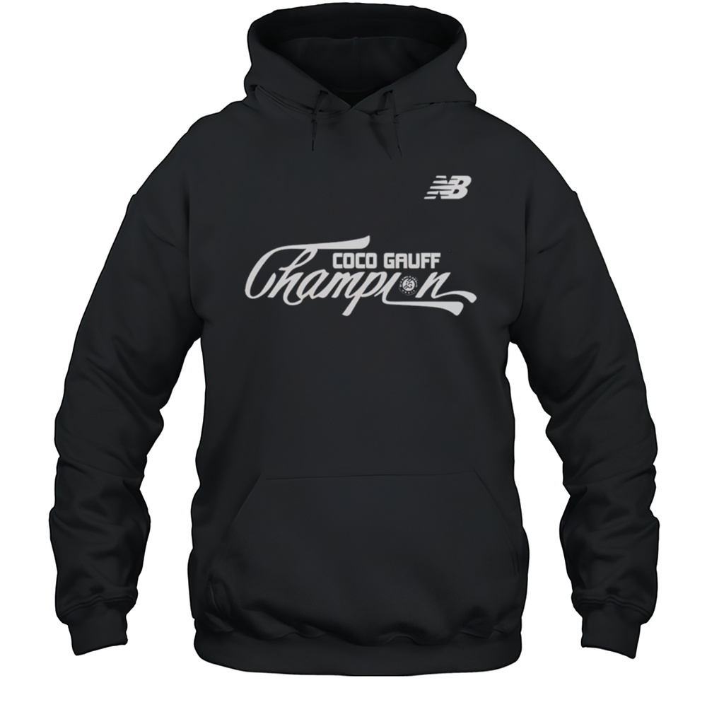 Coco Gauff Roland Garros Champions 2025 Shirt Unisex Hoodie