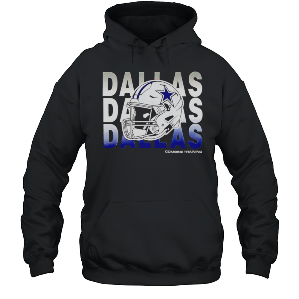 Dallas Cowboys Repeat Helmet Combine Training 2025 Shirt Unisex Hoodie