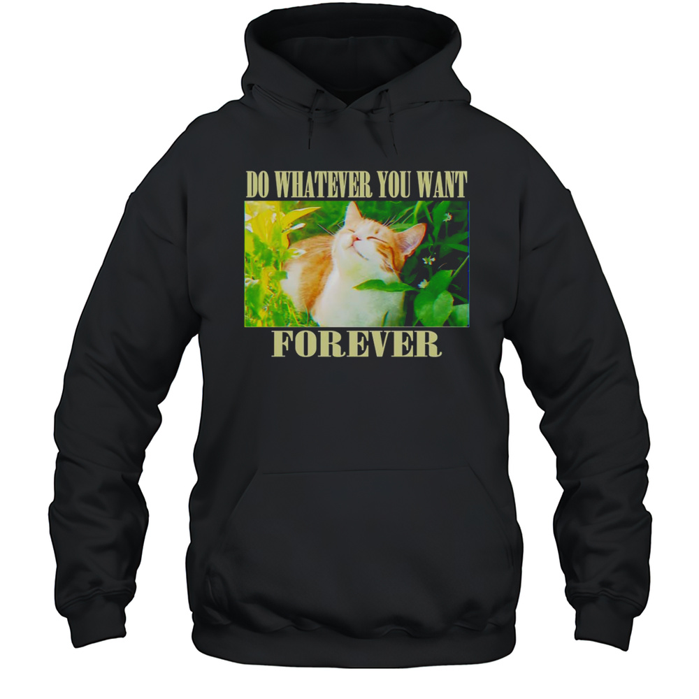 Do Whatever You Want Forever Cat Shirt Unisex Hoodie