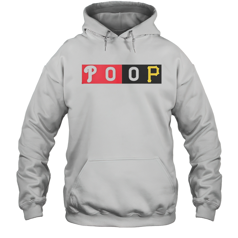 Fans Wearing Commemorative Phillies-Pirates POOP T-Shirt Unisex Hoodie