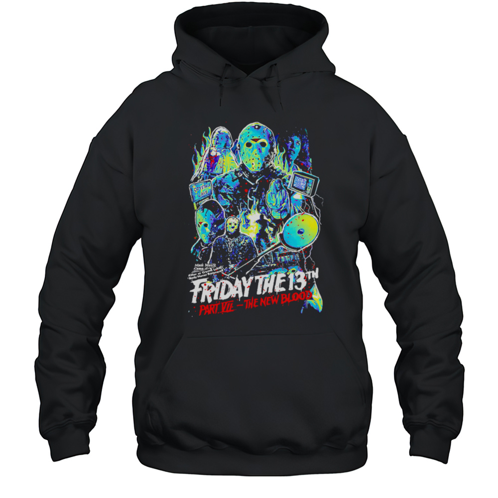 Friday The 13th Part Vii The New Blood Horros Graphic Retro Shirt Unisex Hoodie