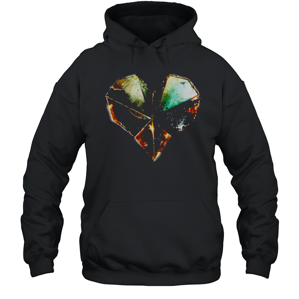 Glowing Heart Shirt Unisex Hoodie
