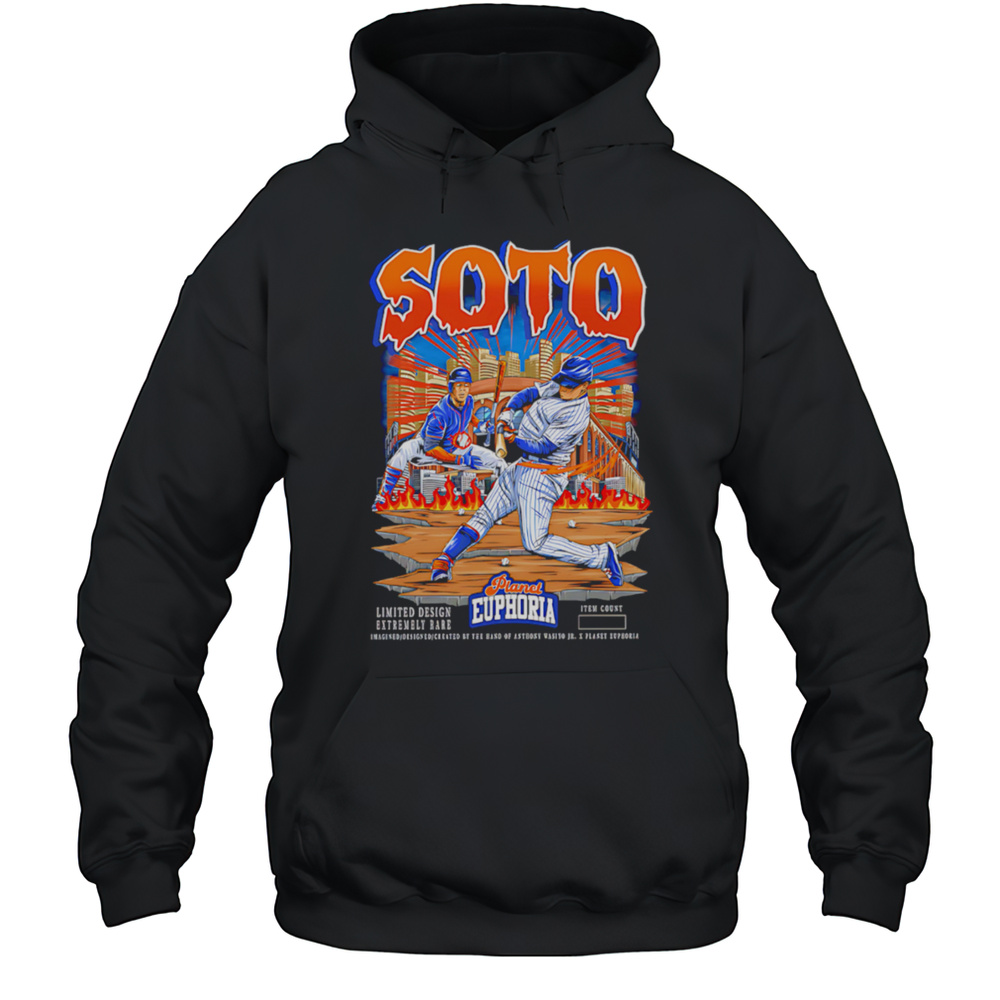 Juan Soto New York Mets Stadium Burning Shirt Unisex Hoodie