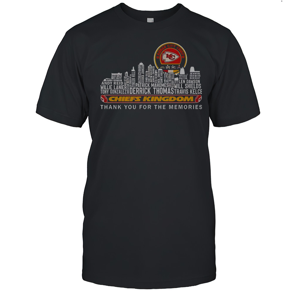 Kansas City Chiefs Chiefs Kingdom Thank You For The Memories T-Shirt