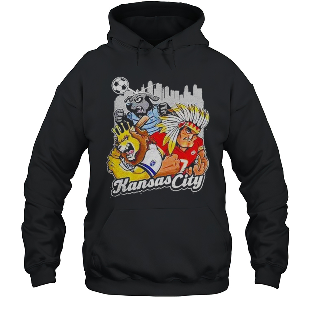 Kansas City Sports Team Mascot Shirt Unisex Hoodie