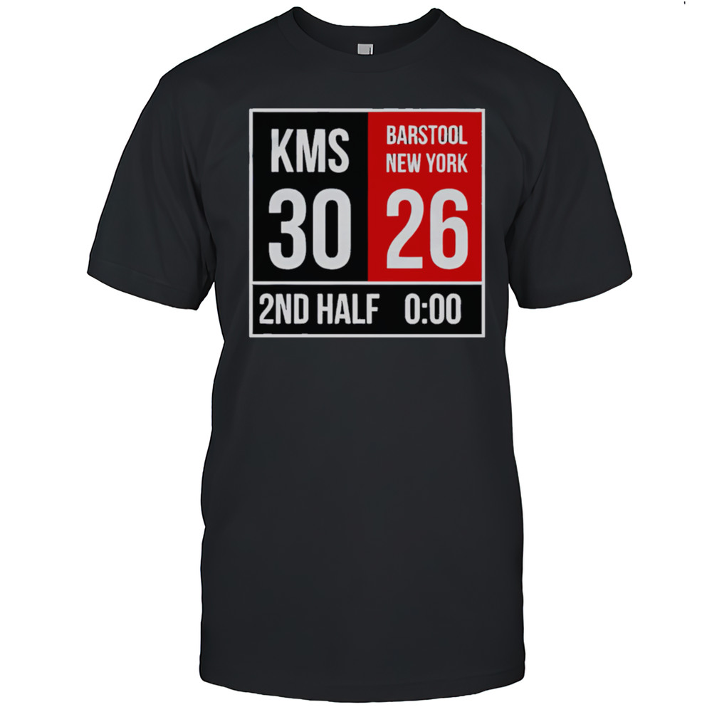 Kms 30 2nd Half Barstool New York 26 0-00 Shirt