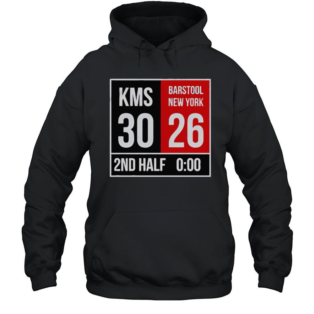 Kms 30 2nd Half Barstool New York 26 0-00 Shirt Unisex Hoodie