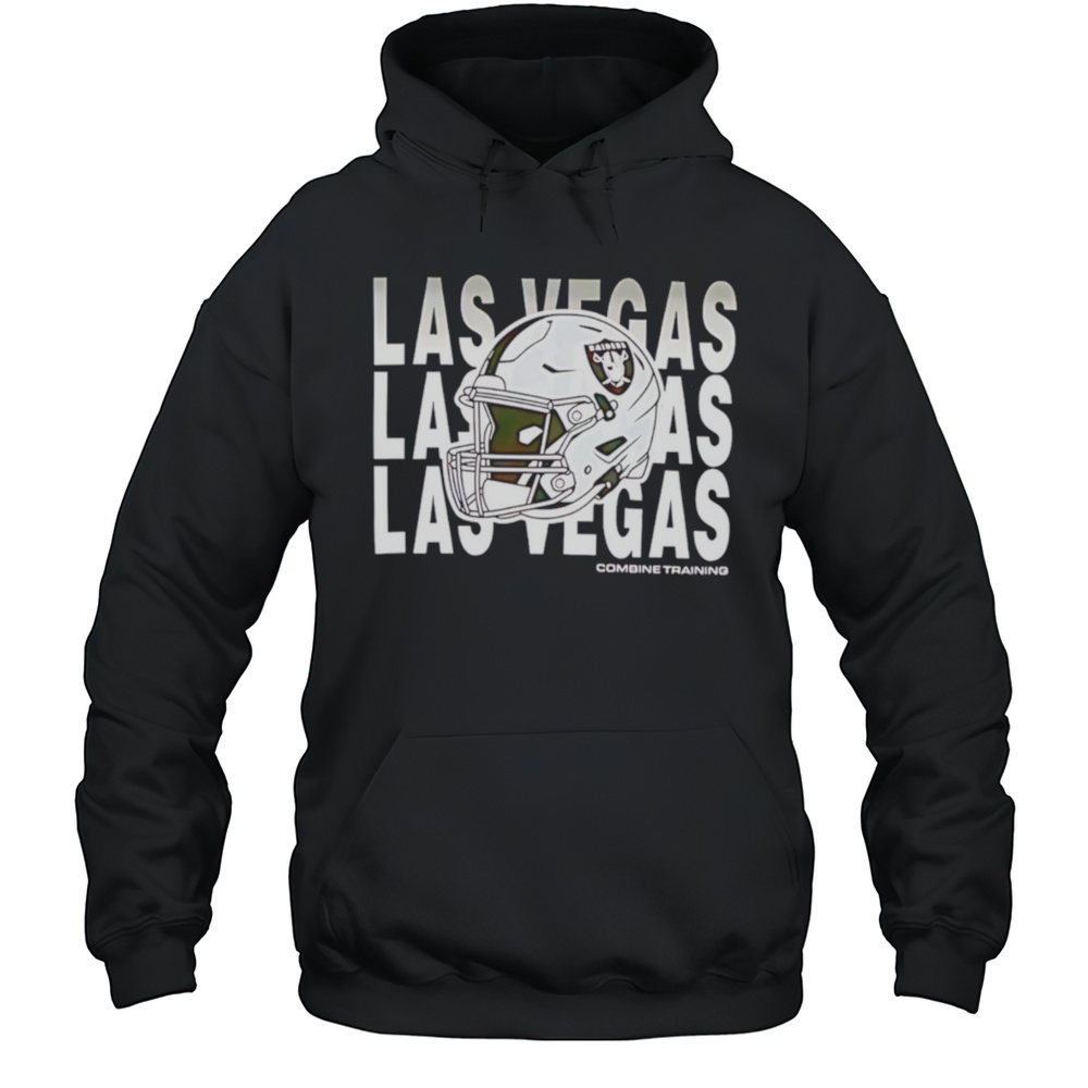 Las Vegas Raiders Repeat Helmet Combine Training 2025 Shirt Unisex Hoodie