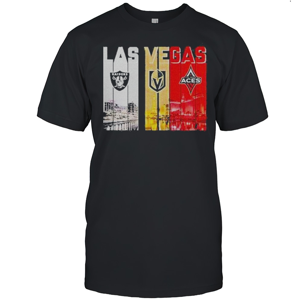Las Vegas Skyline City Sports Team Logo Shirt