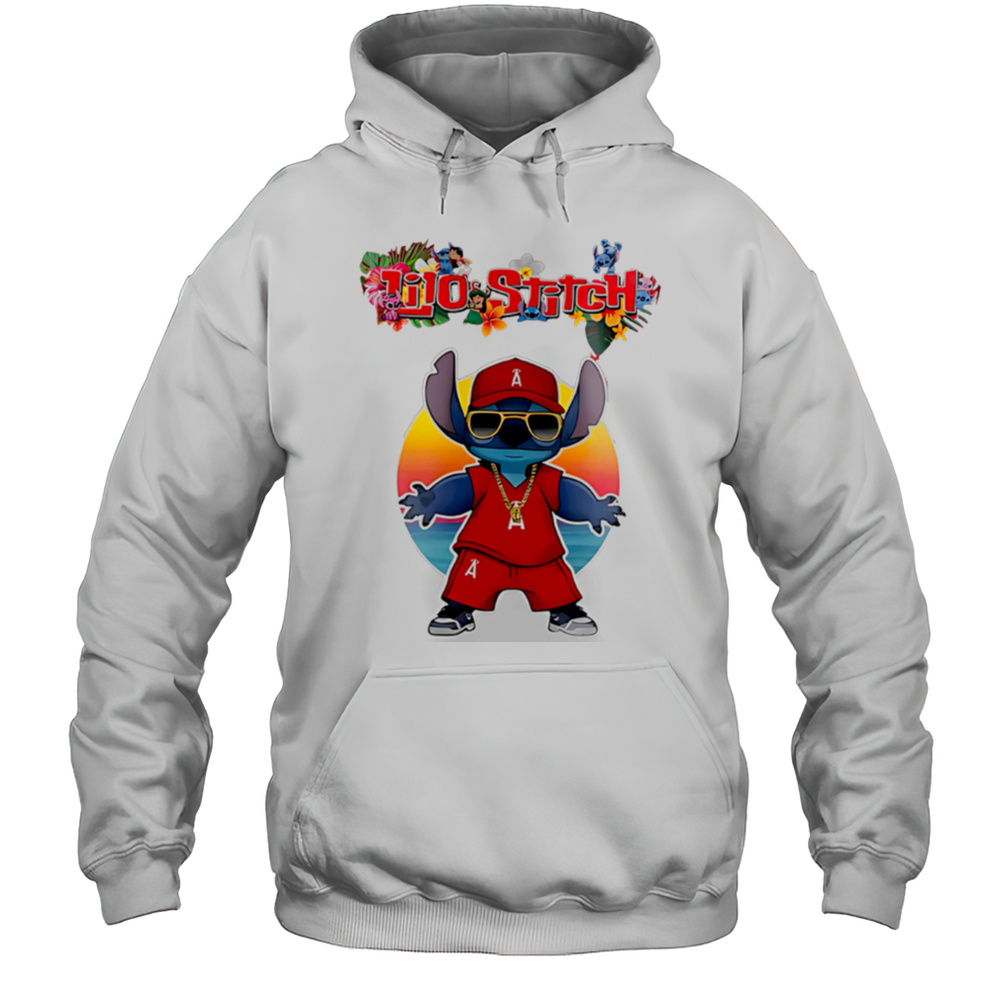 Los Angeles Angels X Lilo And Stitch Baseball Shirt Unisex Hoodie