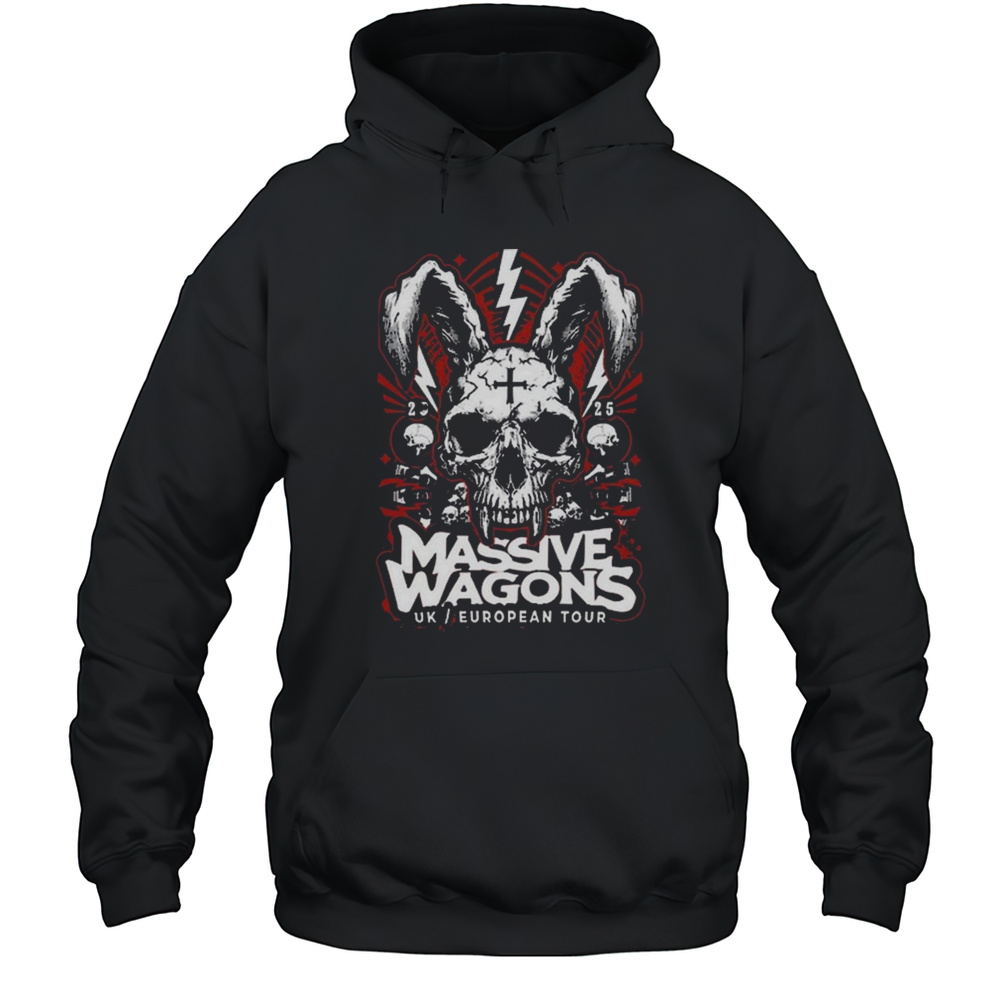 Massive Wagons 2025 Eu Uk Tour Shirt Unisex Hoodie