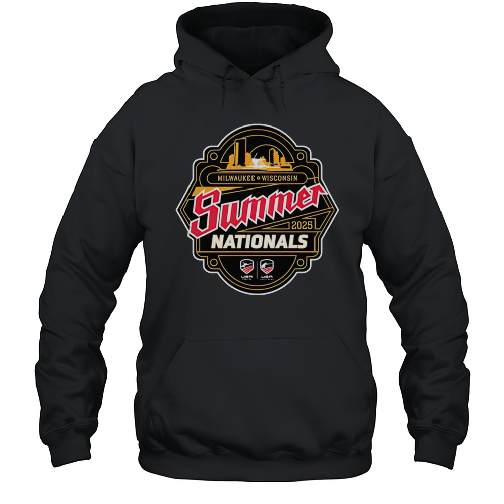 Milwaukee Wisconsin Summer Nationals 2025 Event Logo Shirt Unisex Hoodie