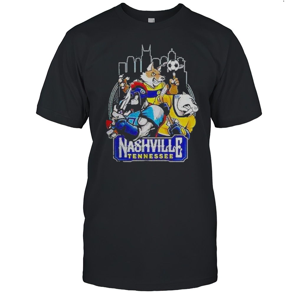 Nashville Tennessee Sports Team Mascot Shirt