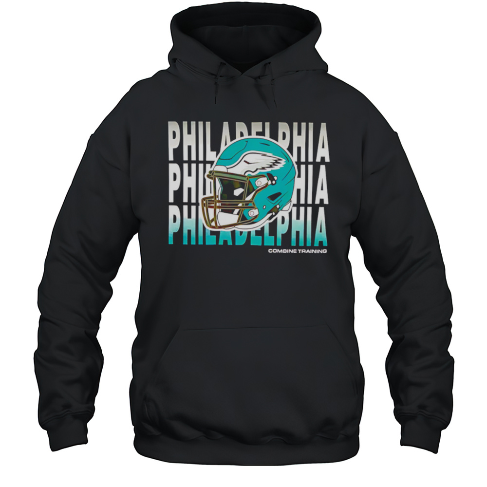Philadelphia Eagles Repeat Helmet Combine Training 2025 Shirt Unisex Hoodie