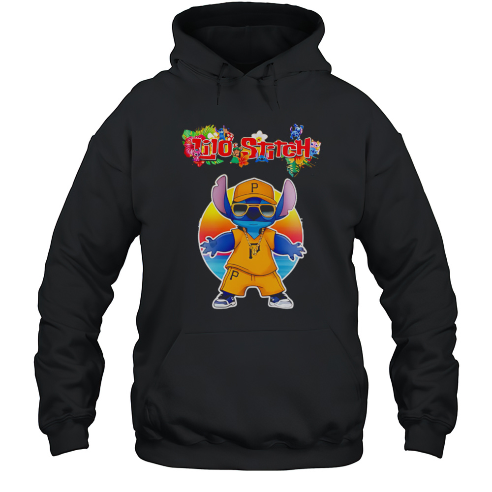 Pittsburgh Pirates X Lilo And Stitch Baseball Shirt Unisex Hoodie