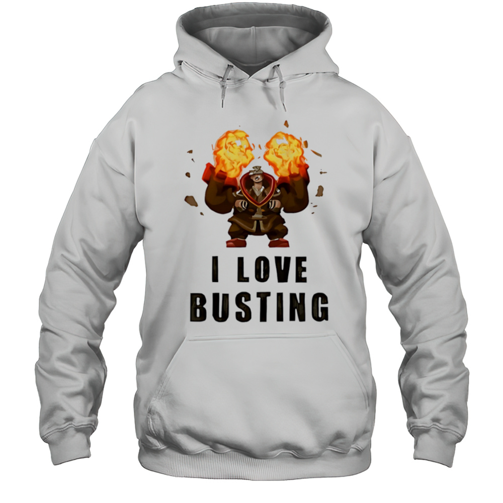 Potemkin Potemkin Buster I Love Busting Shirt Unisex Hoodie