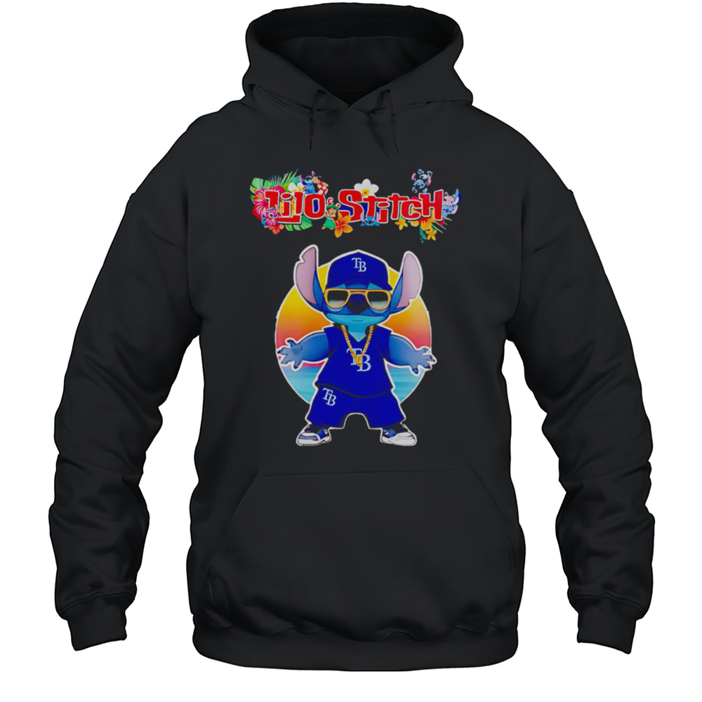 Tampa Bay Rays X Lilo And Stitch Baseball Shirt Unisex Hoodie