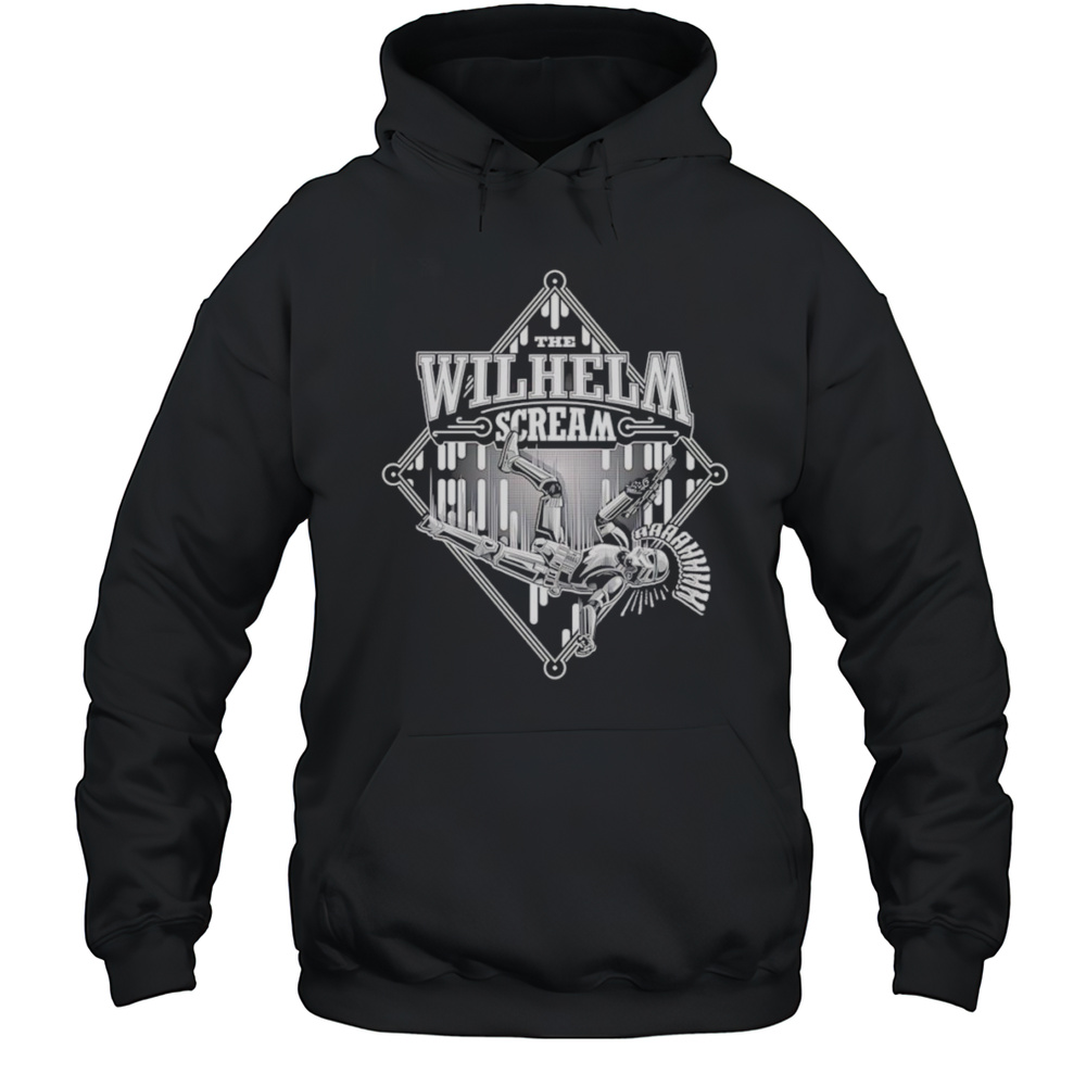 The Wilhelm Scream Shirt Unisex Hoodie
