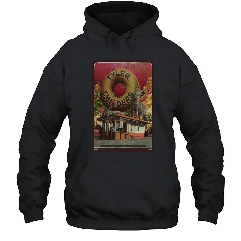 Tyler Childers On The Road Hollywood Bowl June 10 2025 Tour Shirt Unisex Hoodie