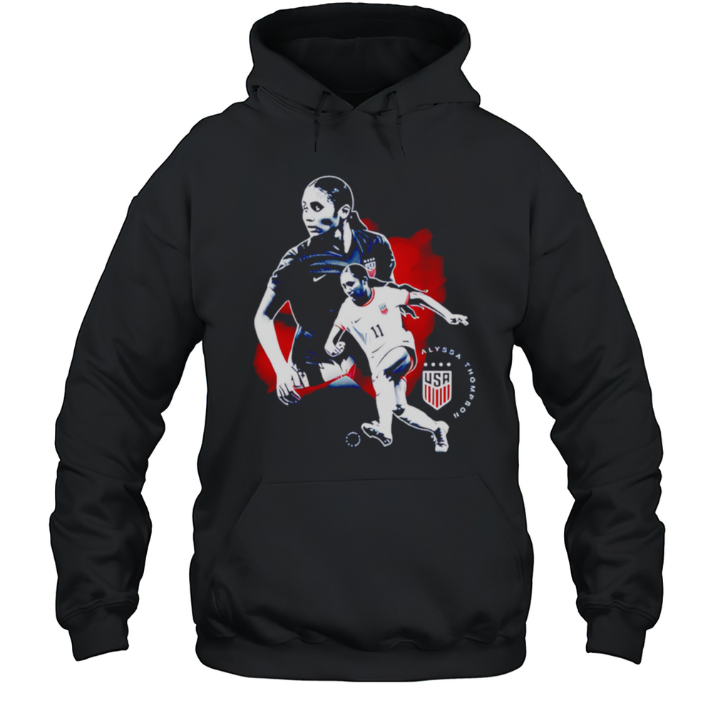 USWNT Alyssa Thompson Graphic Shirt Unisex Hoodie