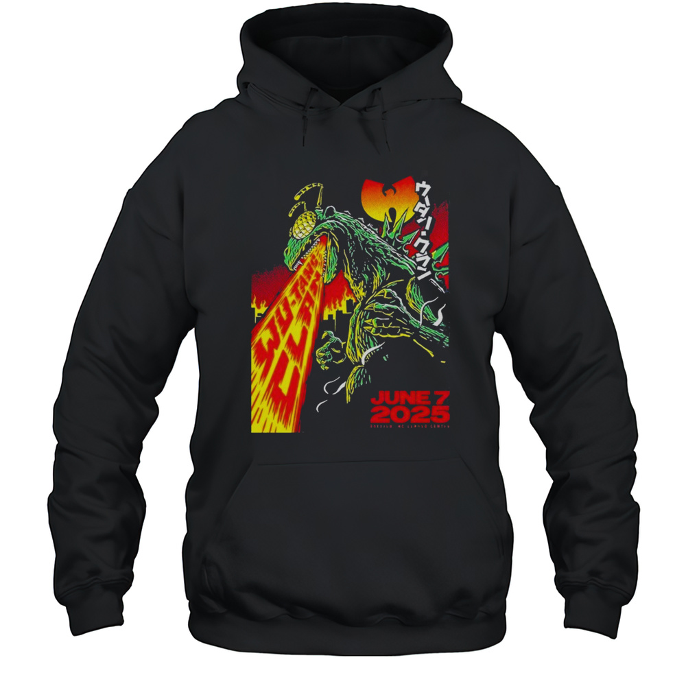Wu Tang Clan Raleigh NC Music Poster At Lenovo Center On June 7 The Final Chamber Tour 2025 Shirt Unisex Hoodie