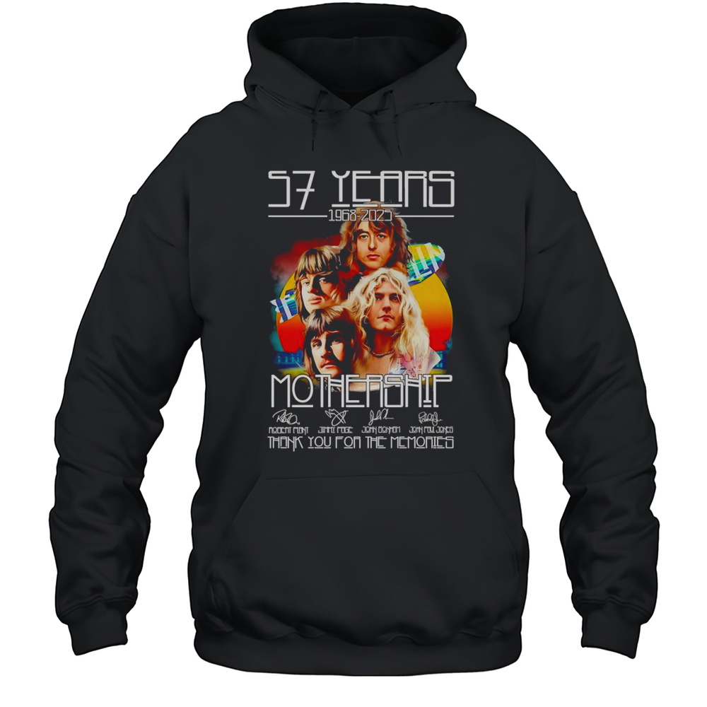 57 Years 1968 2025 Mothership Thank You For The Memories Shirt Unisex Hoodie