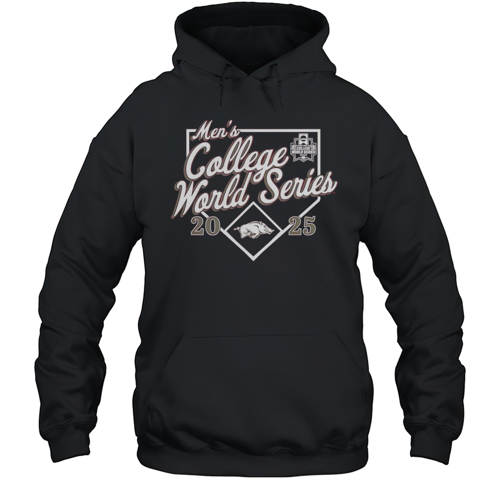 Arkansas Razorbacks 2025 NCAA Baseball World Series Bullpen Ace Shirt Unisex Hoodie