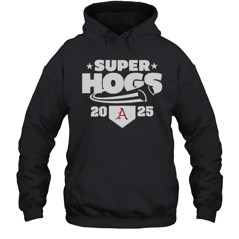 Arkansas Razorbacks Super Regional Champions 2025 Shirt Unisex Hoodie