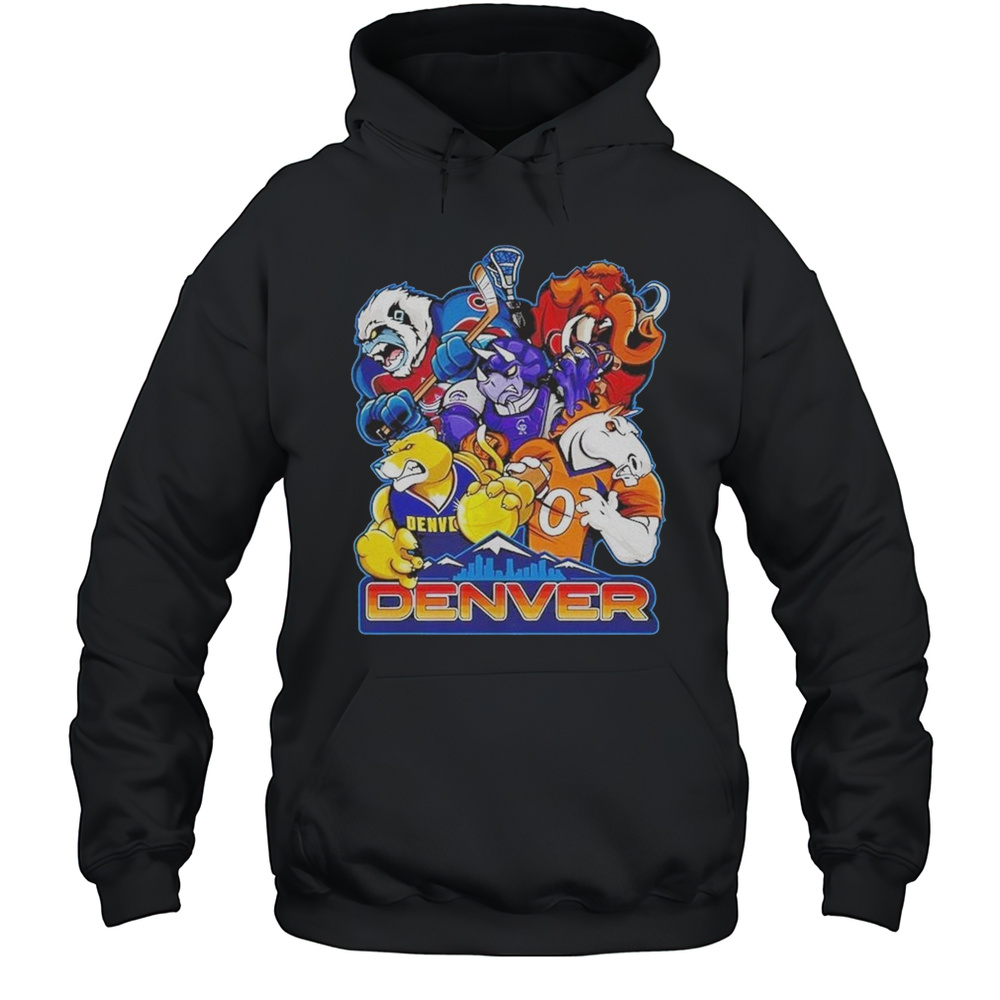 Denver Sports Team Mascot 2025 Shirt Unisex Hoodie