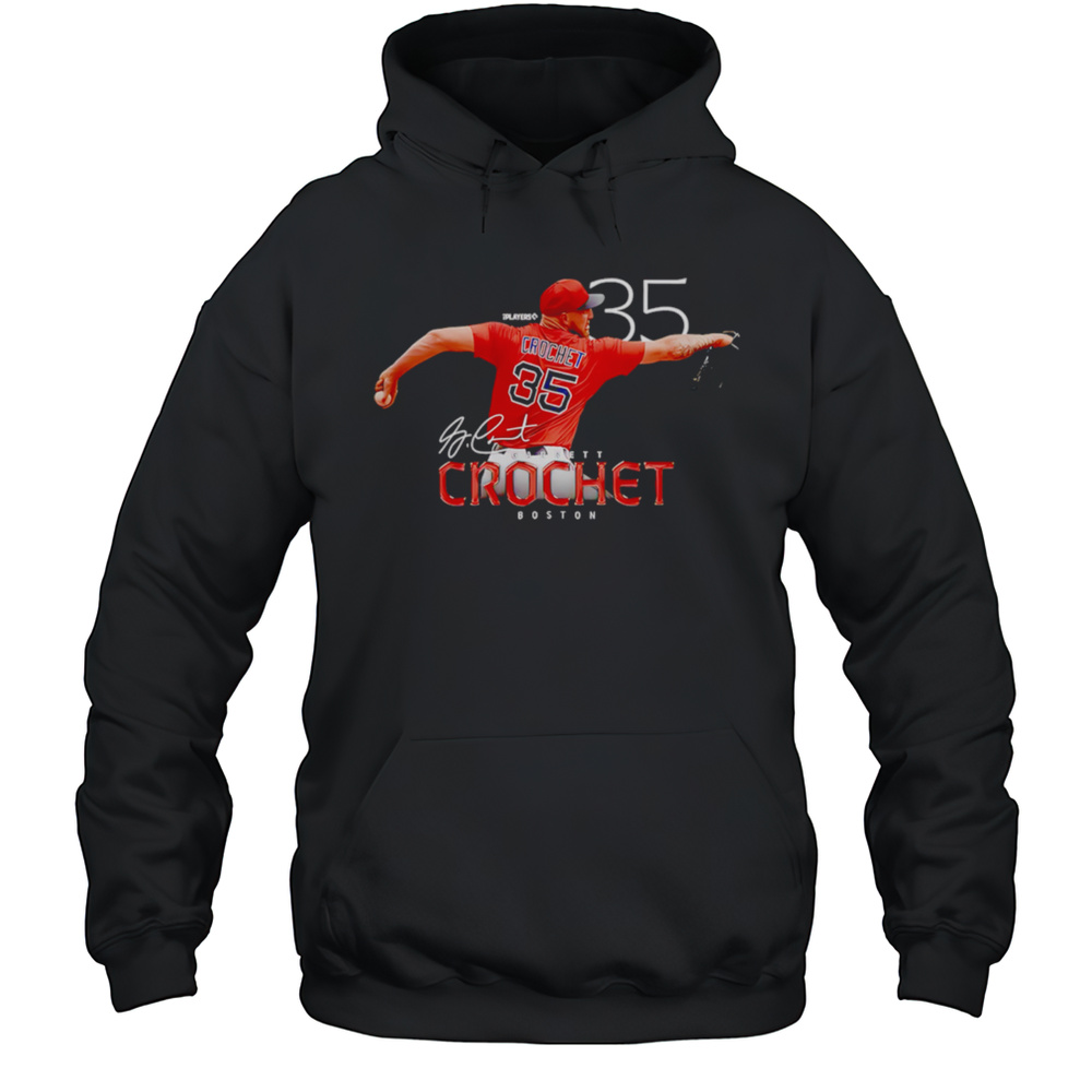 Garrett Crochet Boston Red Sox Signature Shirt Unisex Hoodie
