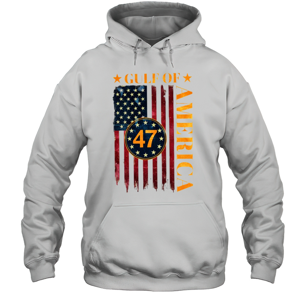Gulf Of America American Flag T Shirt Unisex Hoodie
