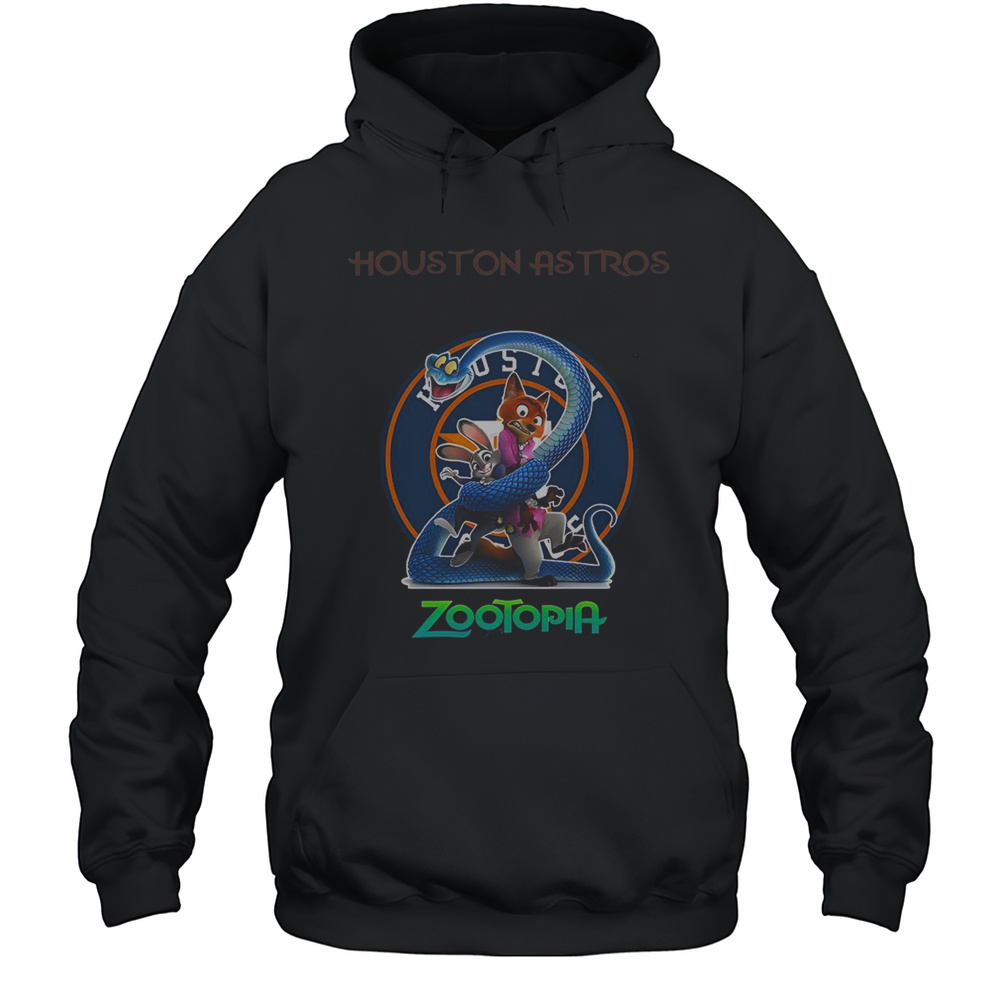 Houston Astros Zootopia 2 T-Shirt Unisex Hoodie
