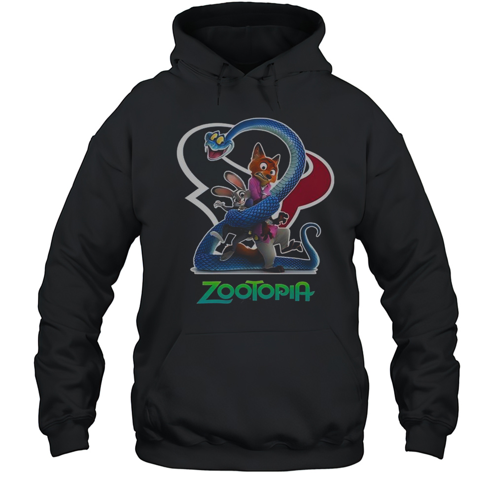 Houston Texans Zootopia 2 T-Shirt Unisex Hoodie