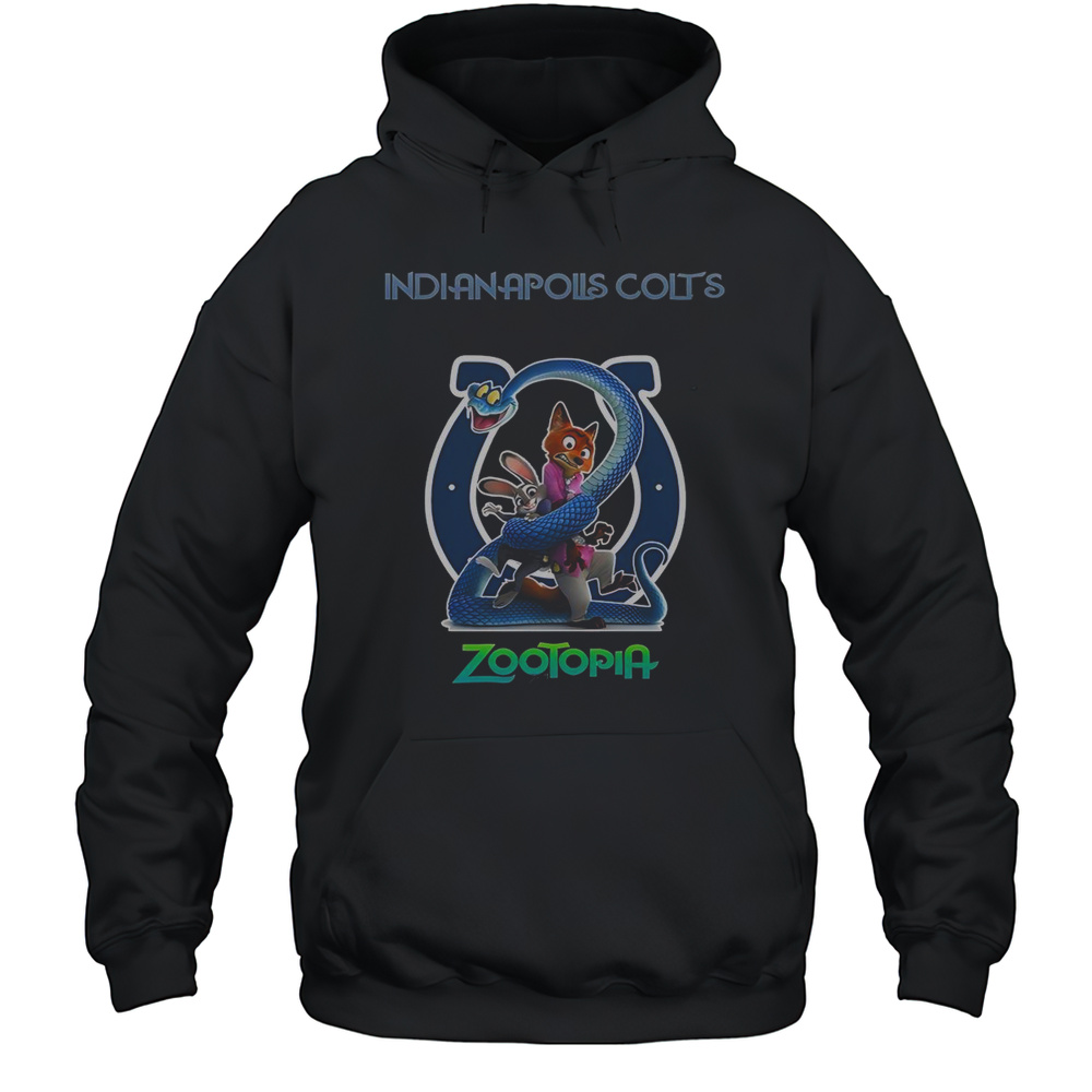 Indianapolis Colts Zootopia 2 T-Shirt Unisex Hoodie