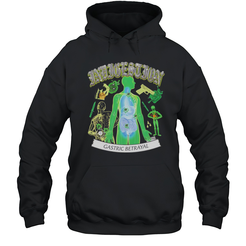 Indigestion Gastric Betrayal By ArcaneBullshit Shirt Unisex Hoodie