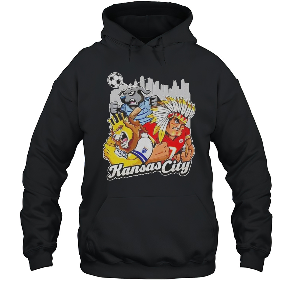 Kansas City Sports Team Mascot 2025 Shirt Unisex Hoodie