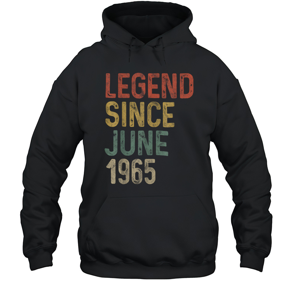 Legend 1965 60th Birthday Gifts For Men Women 60 Year Old T Shirt Unisex Hoodie